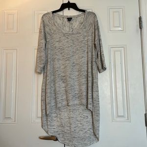 Torrid black and white high low dress